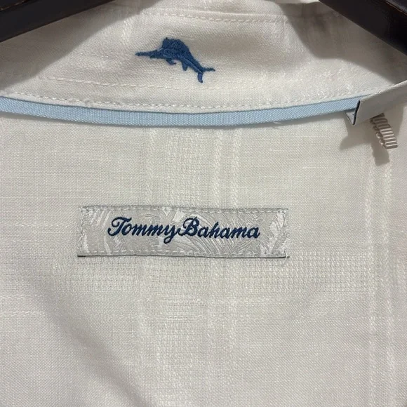 Tommy Bahama White Men's Shirt - Picture 2 of 6